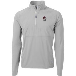 Cutter & Buck Men's Georgia Bulldogs Grey Quarter-Zip